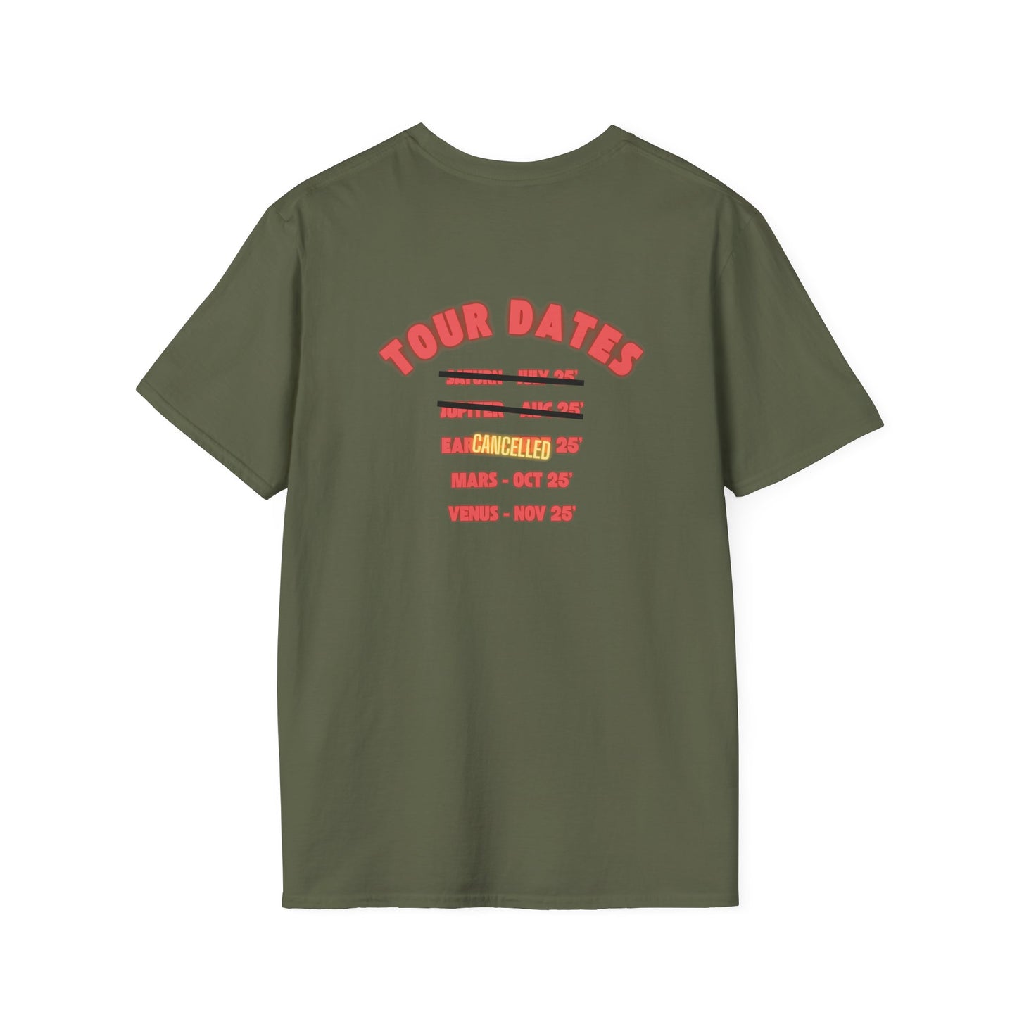 The " Rapture 25' - EARTH CANCELLED' " Tee
