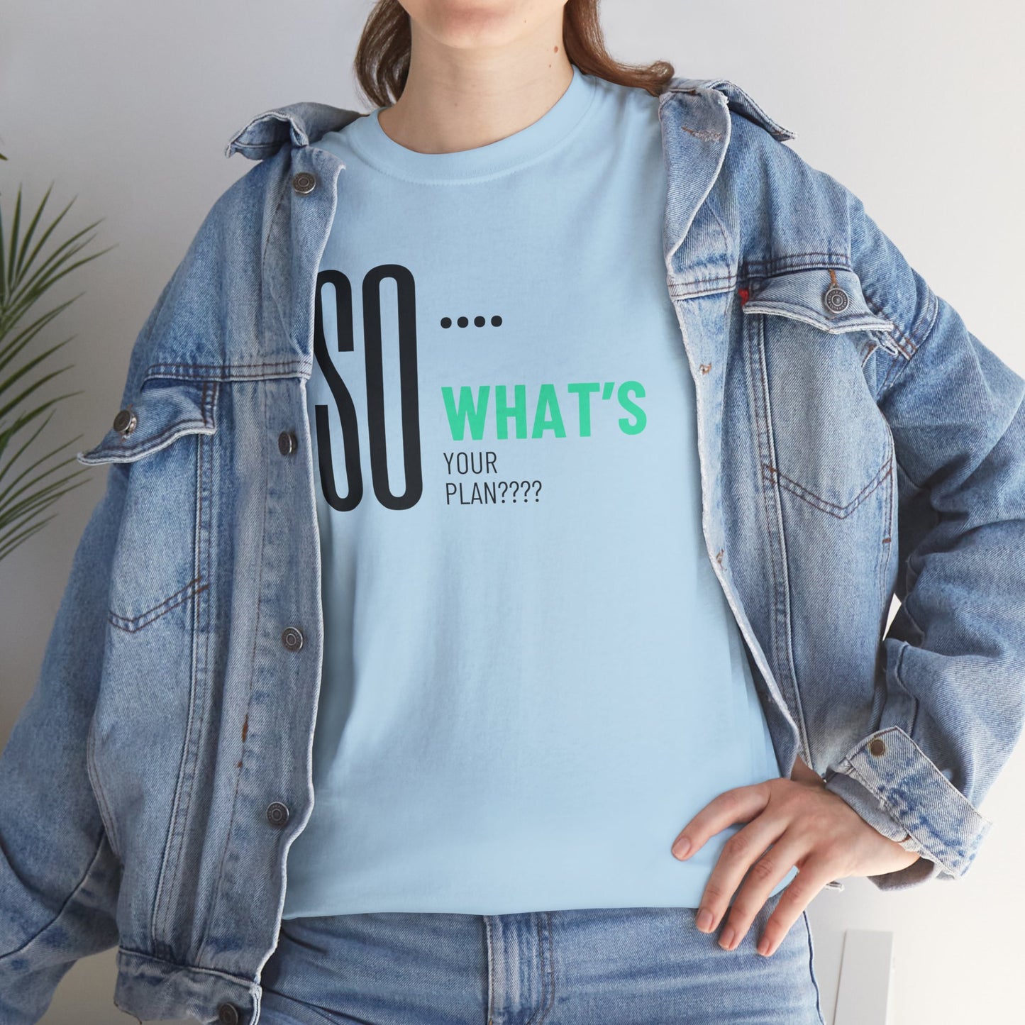 "So What's Your Plan?" Tee