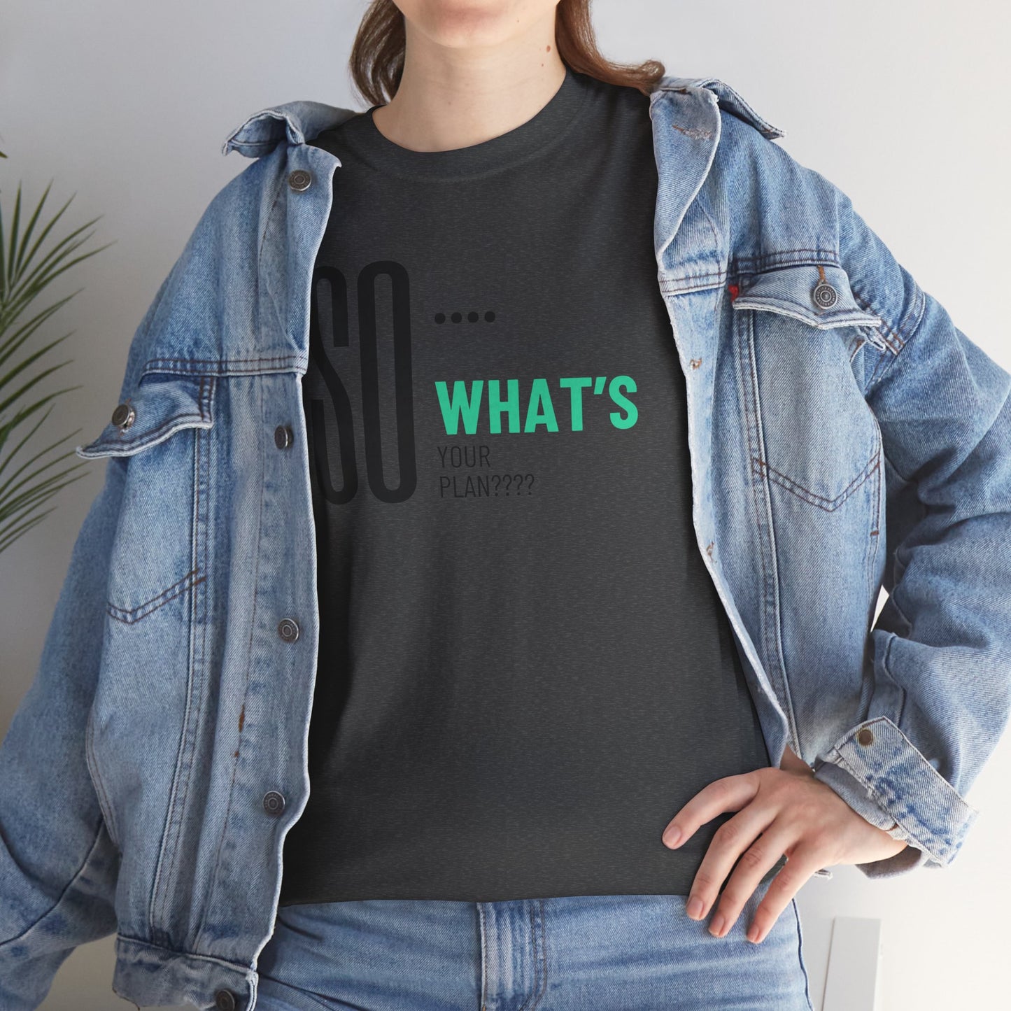 "So What's Your Plan?" Tee