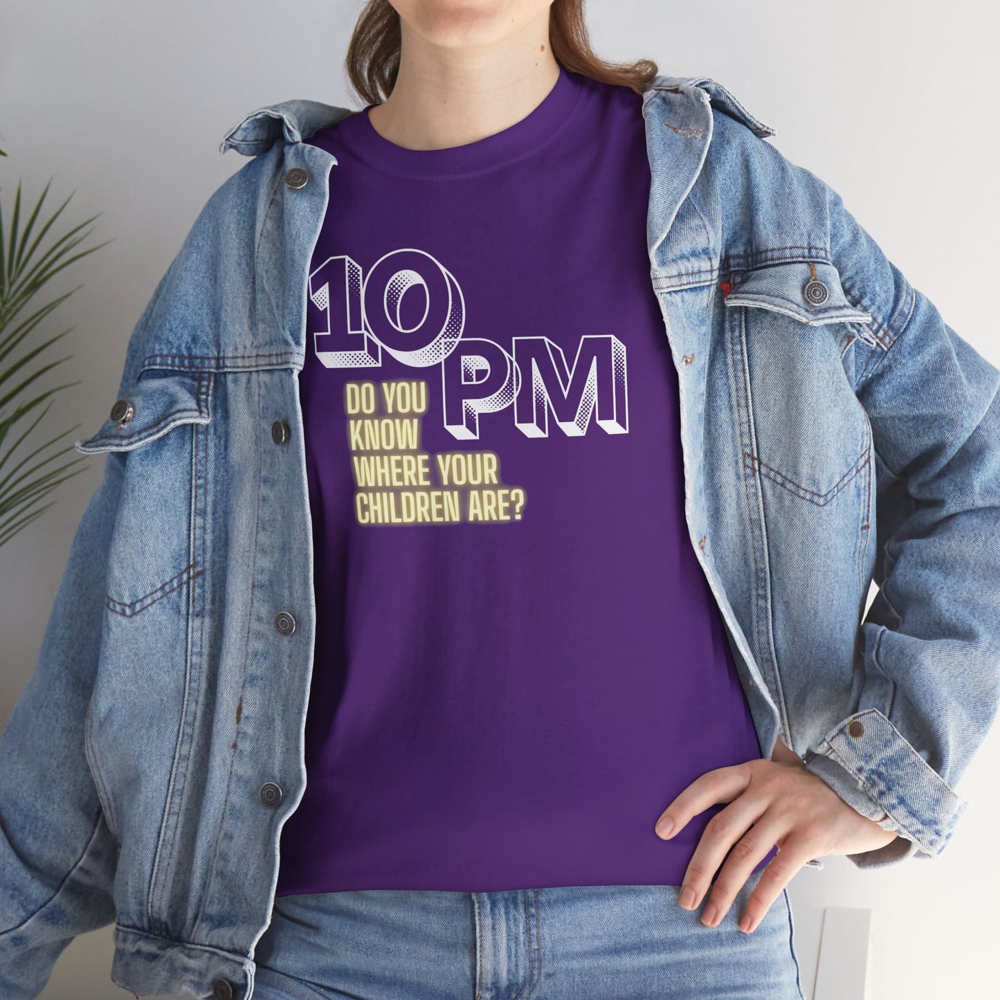 The " 10pm... Do you know where your kids are? " Tee