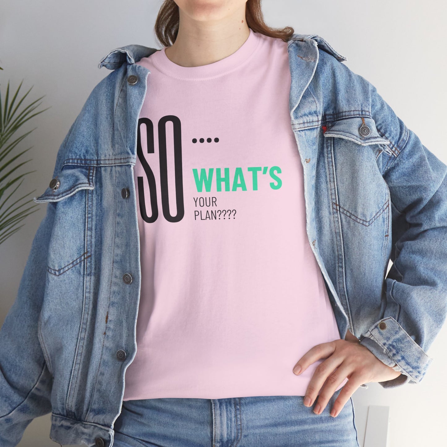 "So What's Your Plan?" Tee